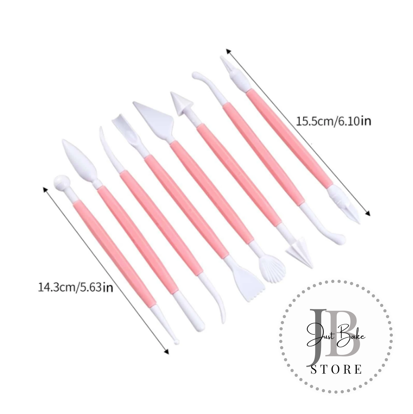 00051 – 8 Piece Fondant Tools