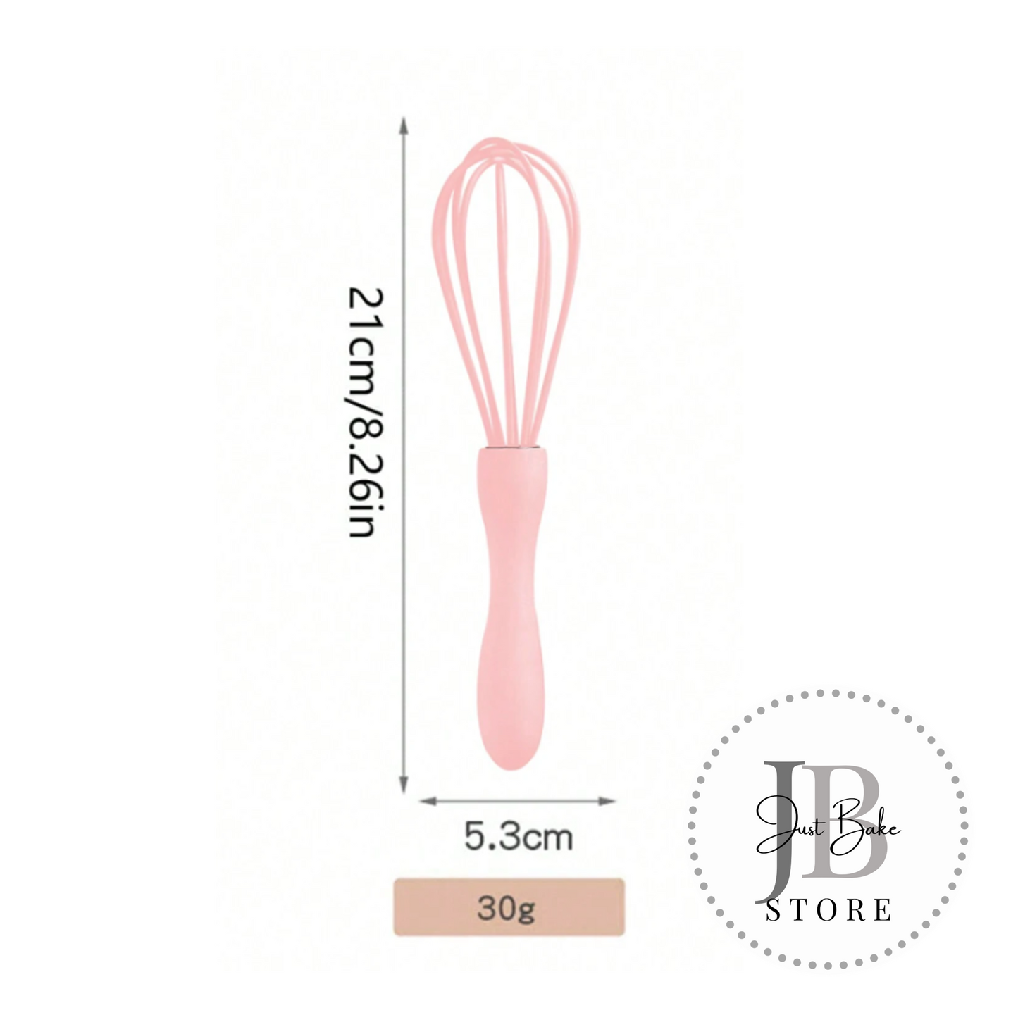 00054 – Small Pink Kitchen Whisk