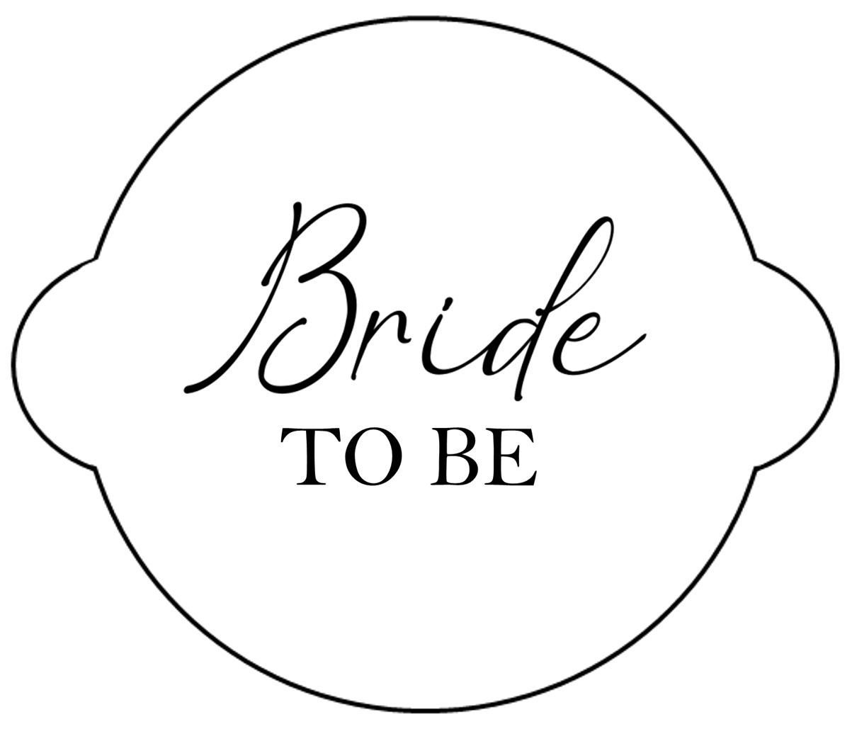 00194 - Bride to Be Fondant Stamp