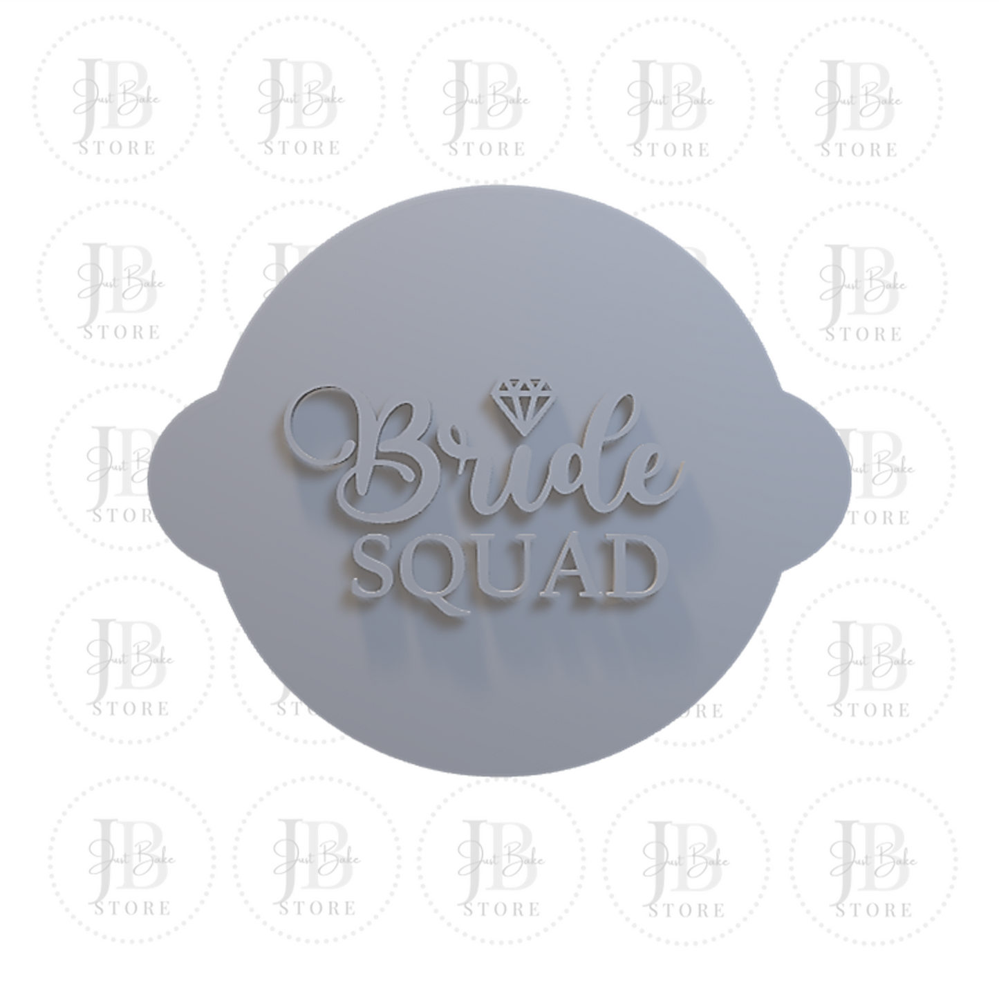 00195 - Bride Squad Fondant Stamp