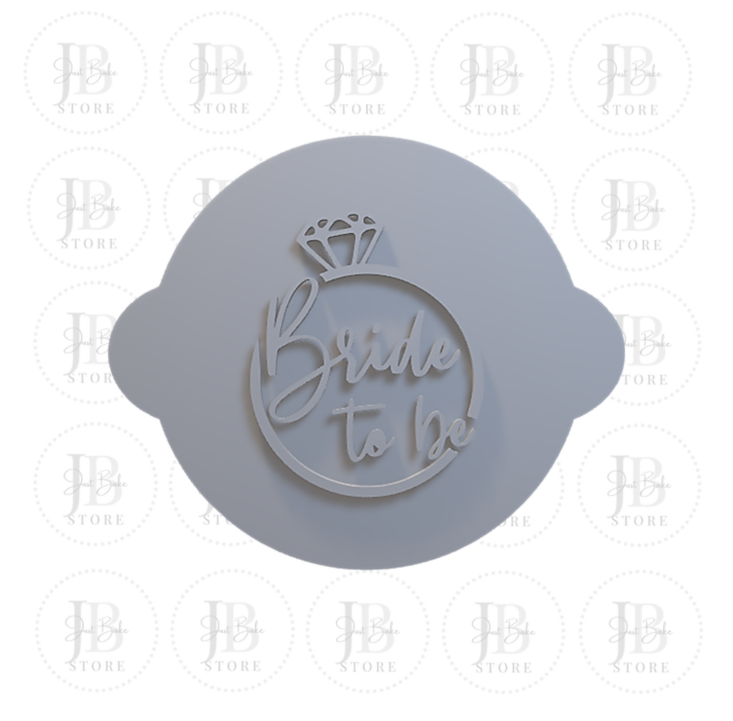 00196 - Bride to Be Fondant Stamp