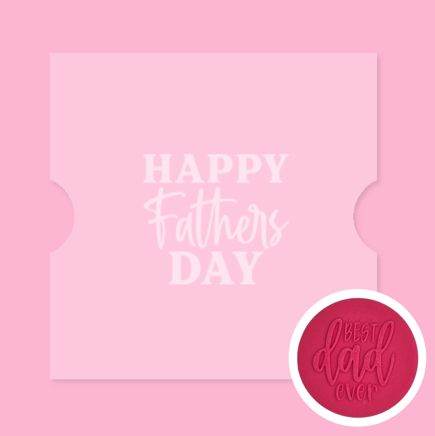 00212 - Happy Fathers Day Debosser
