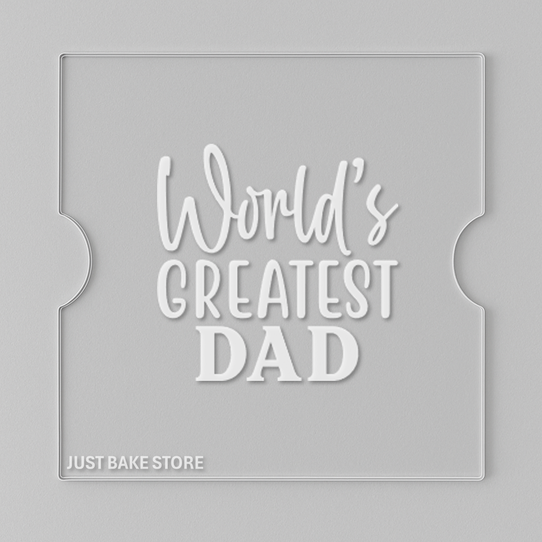 113. Worlds Greatest Dad Debosser