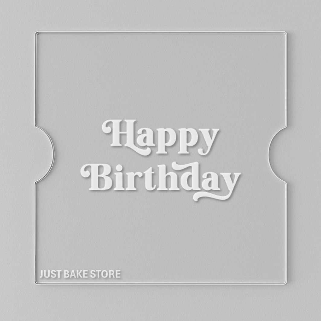 114. Happy Birthday Debosser