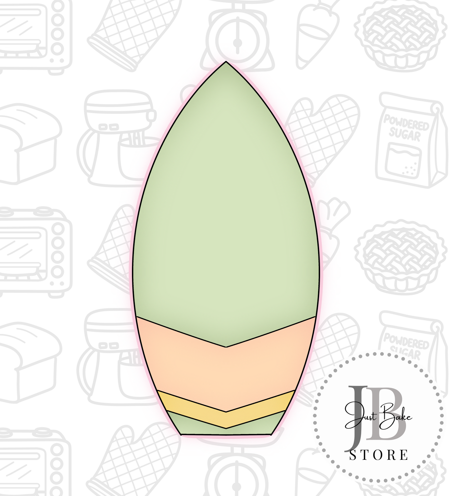 165. Surfboard Cookie Cutter