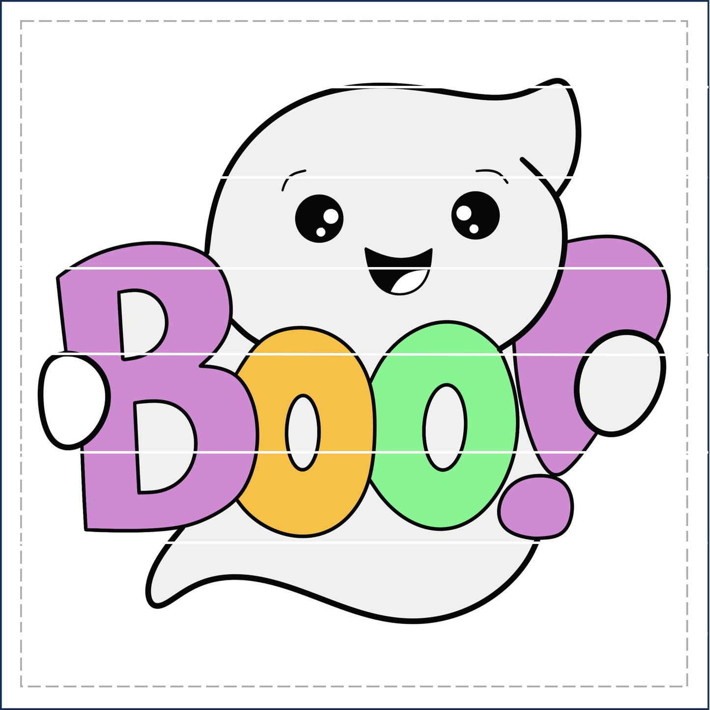 190 - BOO GHOST COOKIE CUTTER