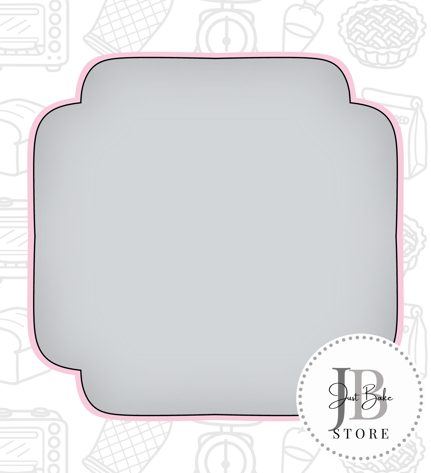 190. Plaque Cookie Cutter