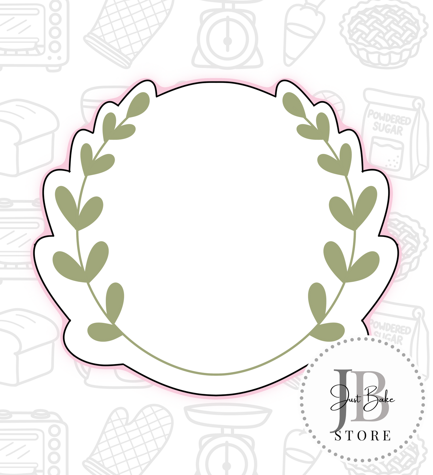 191. Floral Frame Cookie Cutter