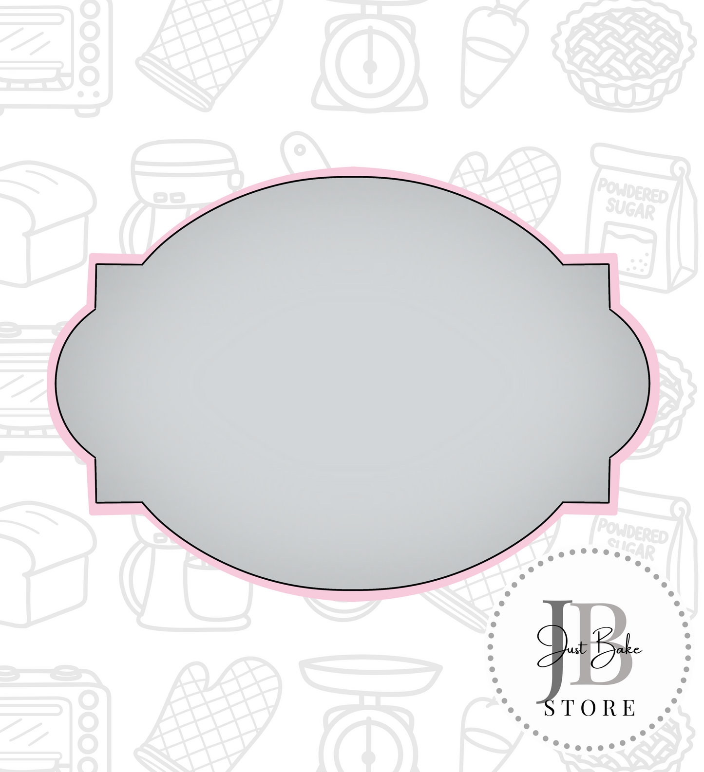 195. Plaque Cookie Cutter