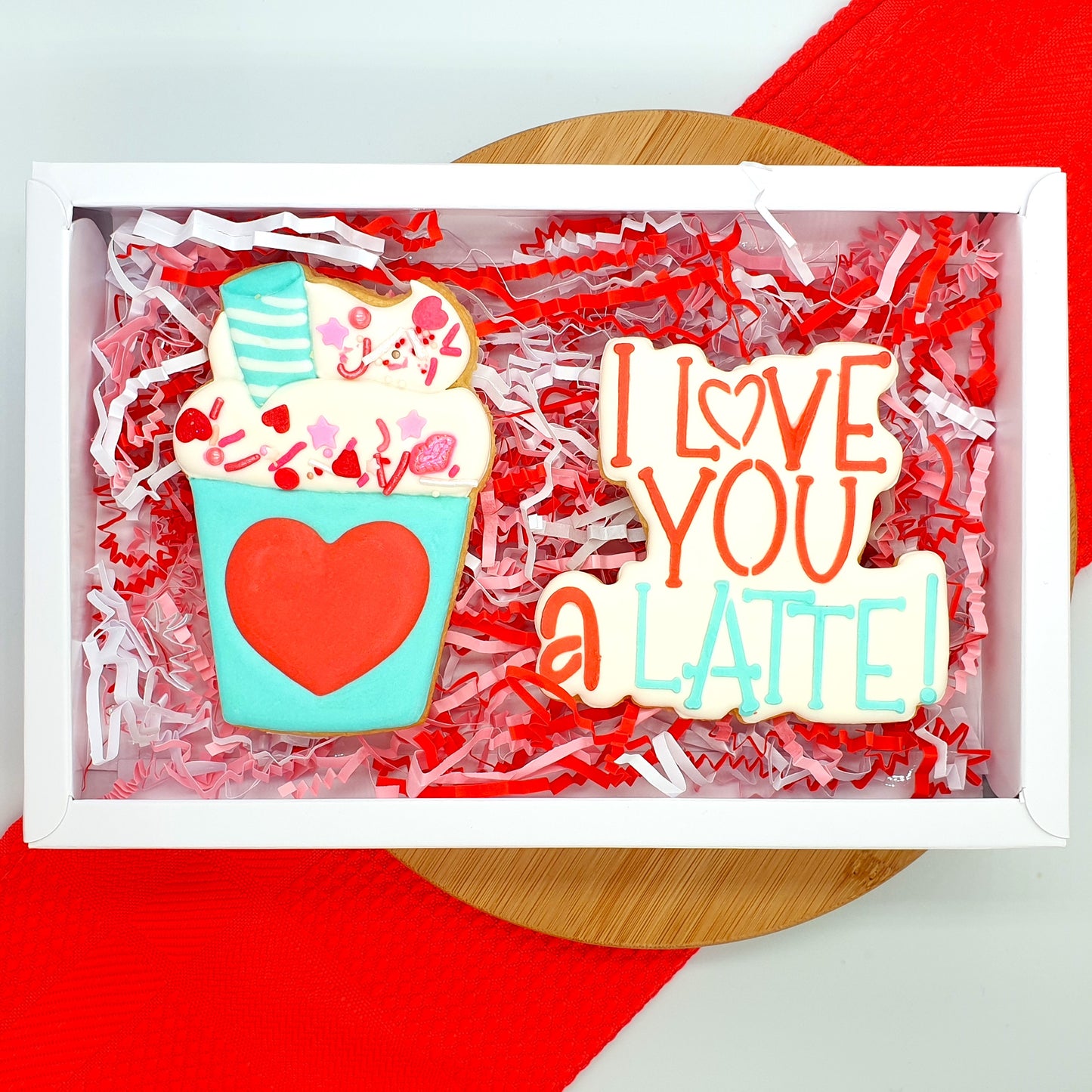 J284 - I LOVE YOU A LATTE COOKIE CUTTER SET (Stencil to be Bought Separately)