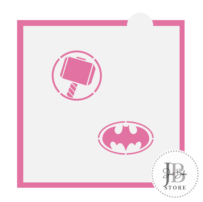 207. Super Hero Stencil