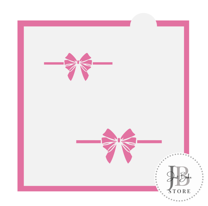 268. Bow Cookie Stencil