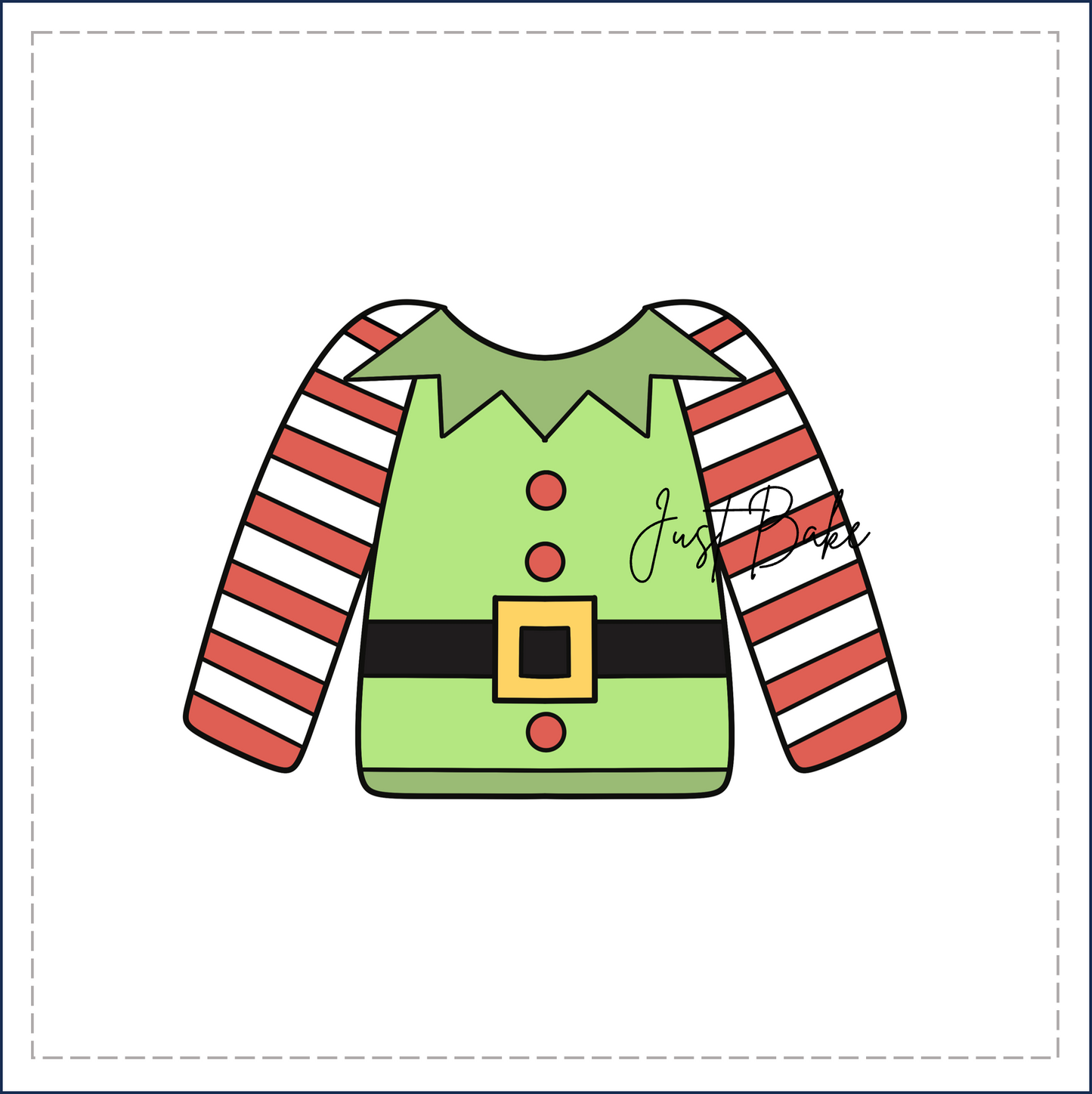 30 - CHRISTMAS JERSEY COOKIE CUTTER