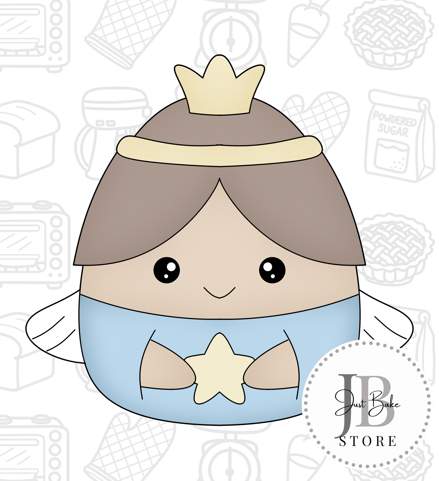 303. Nutcracker Squishmallows Cookie Cutters (Set of 4)