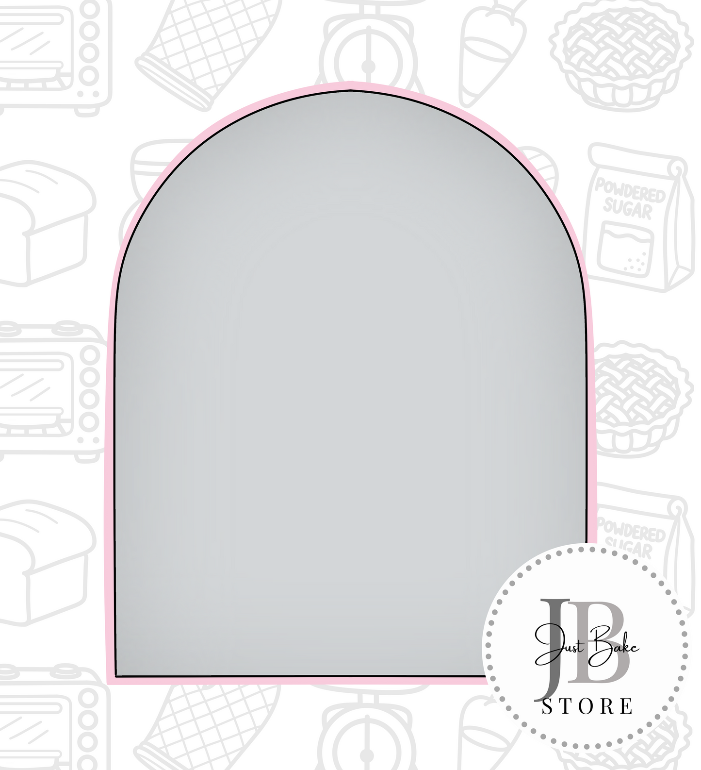 304. Plaque Cookie Cutter