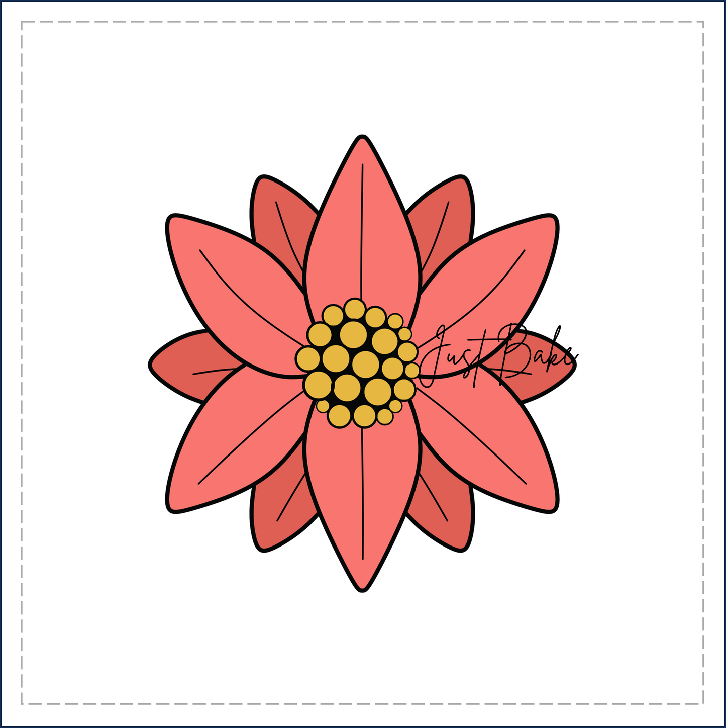 31 - POINSETTIA COOKIE CUTTER