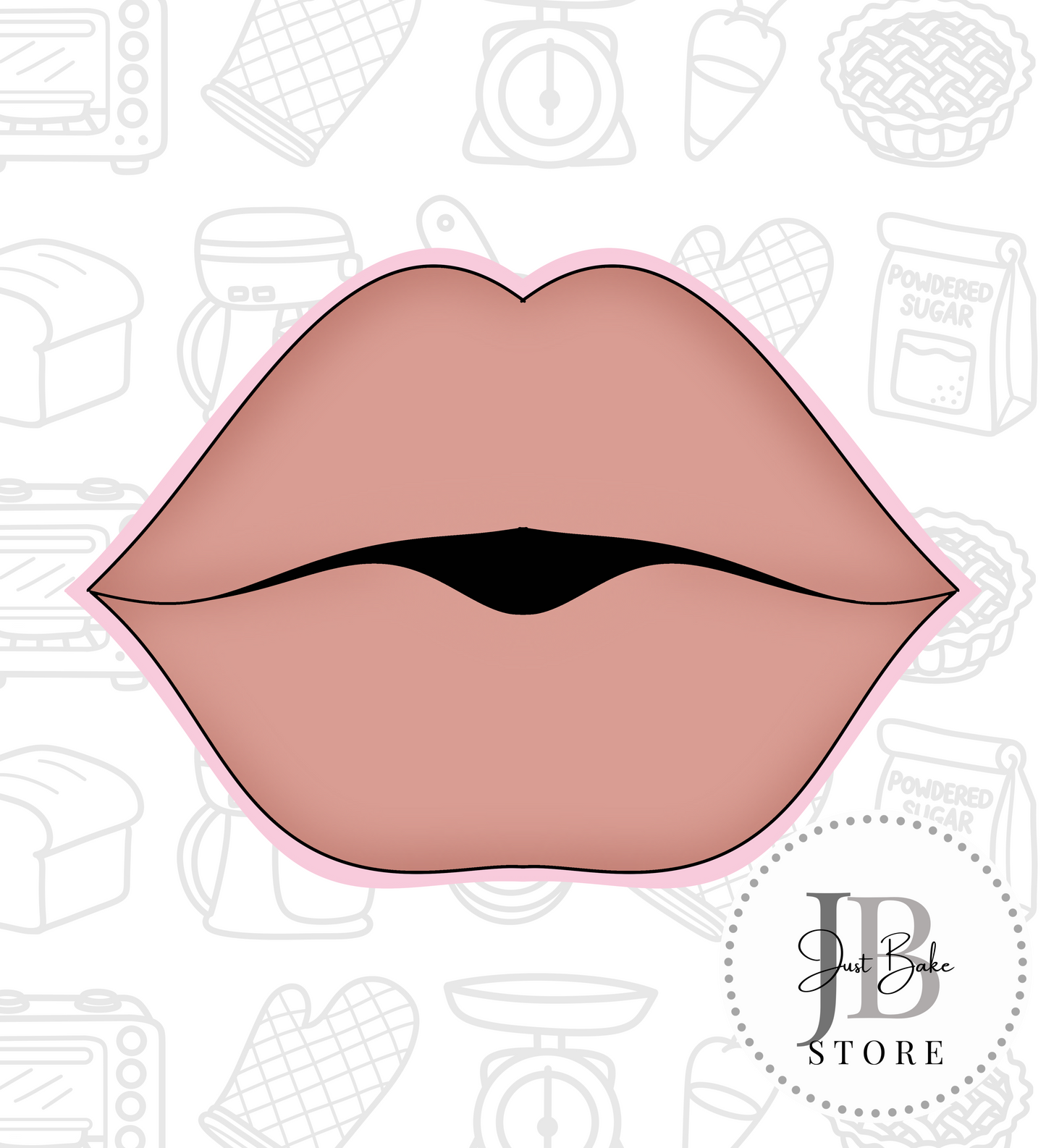 318. Lips Cookie Cutter