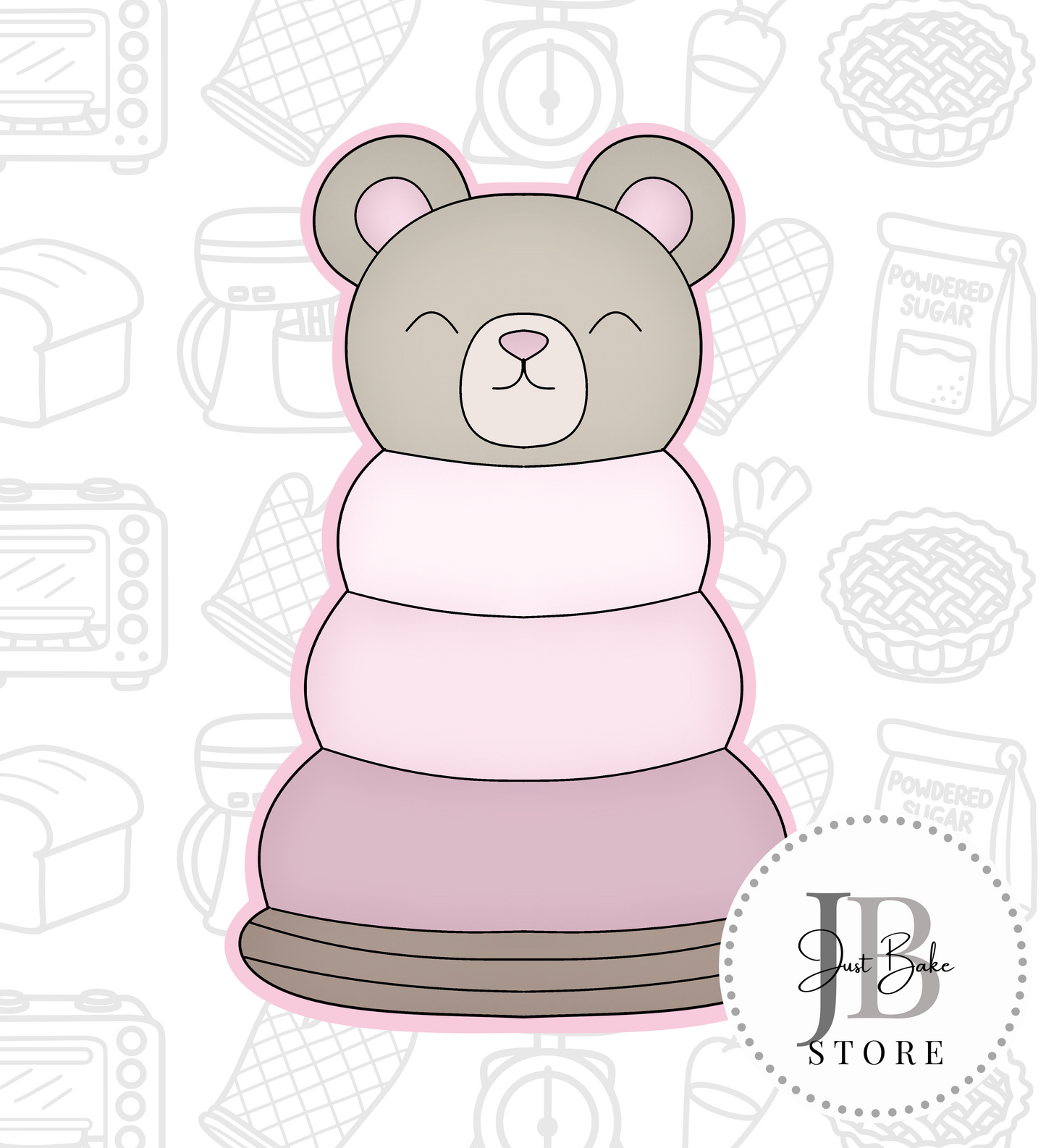 350. Stacking Rings Cookie Cutter