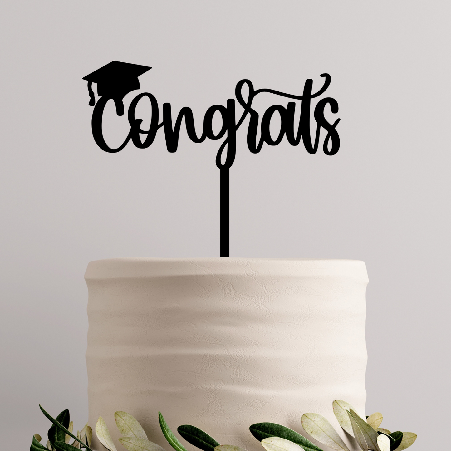 696. Congrats Cake Topper