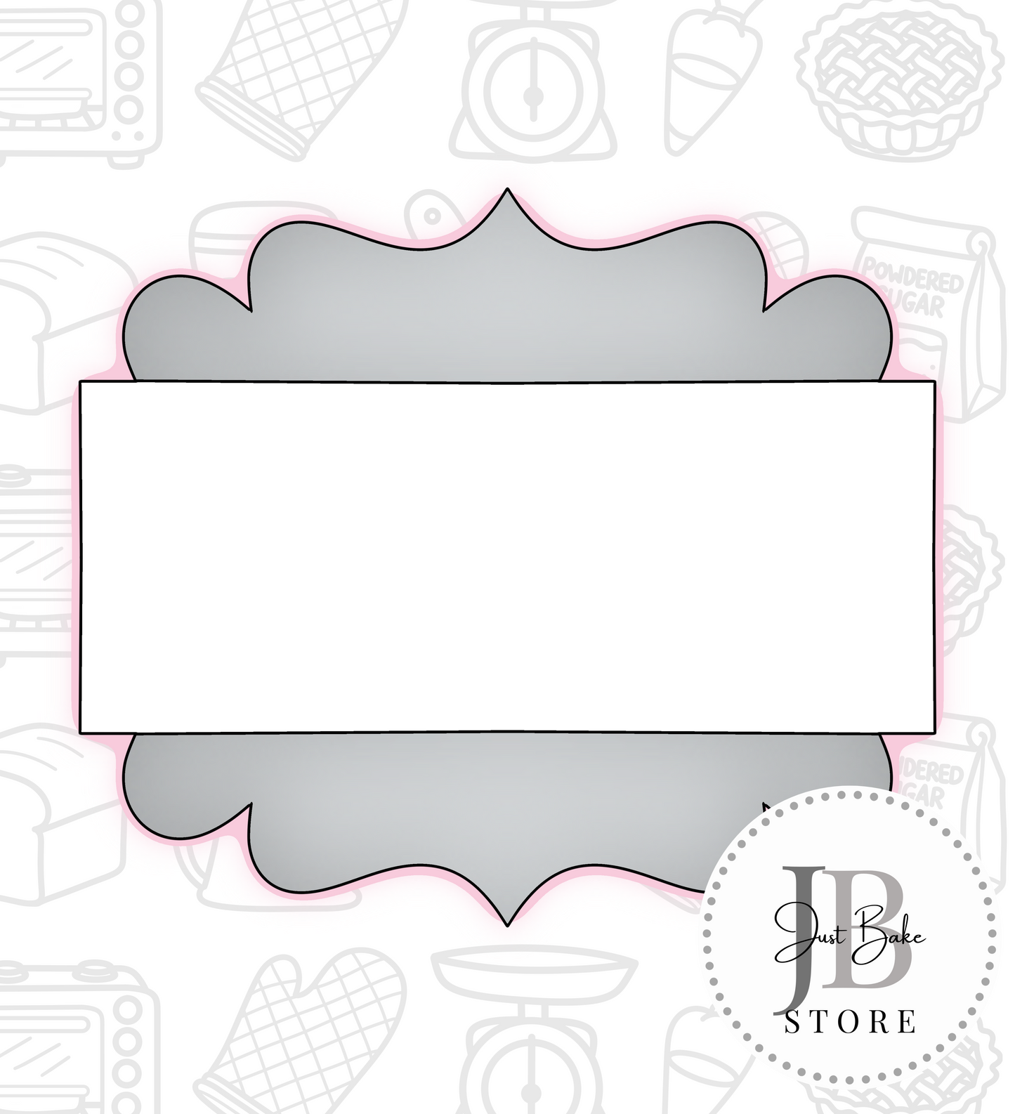 402. Plaque Cookie Cutter