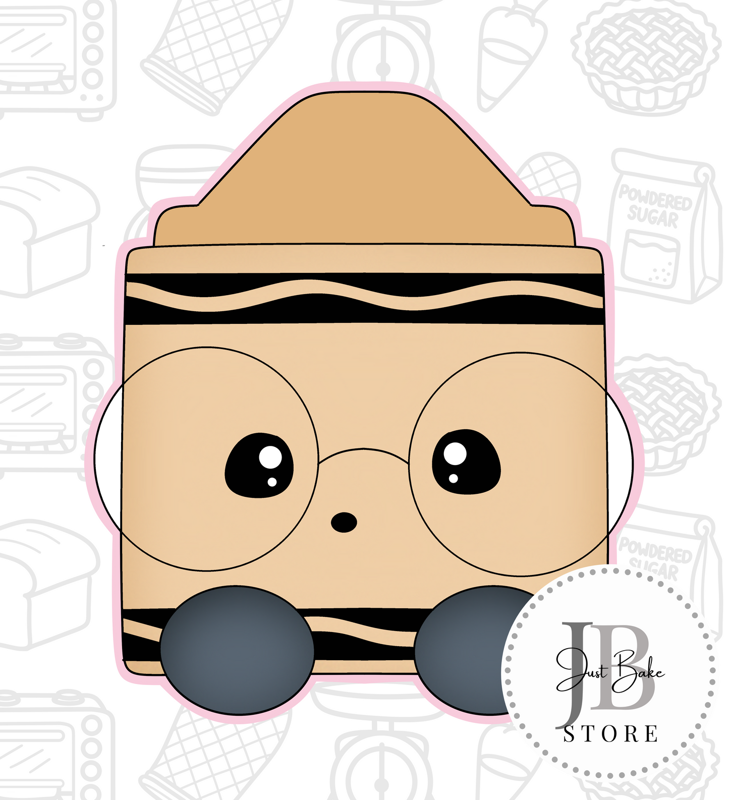 439. Nerd School Stationary Cookie Cutter