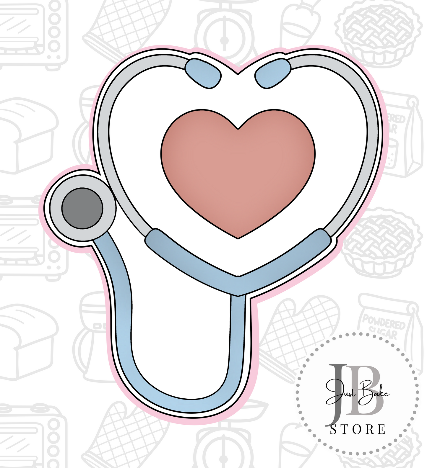 472. Stethoscope Cookie Cutter