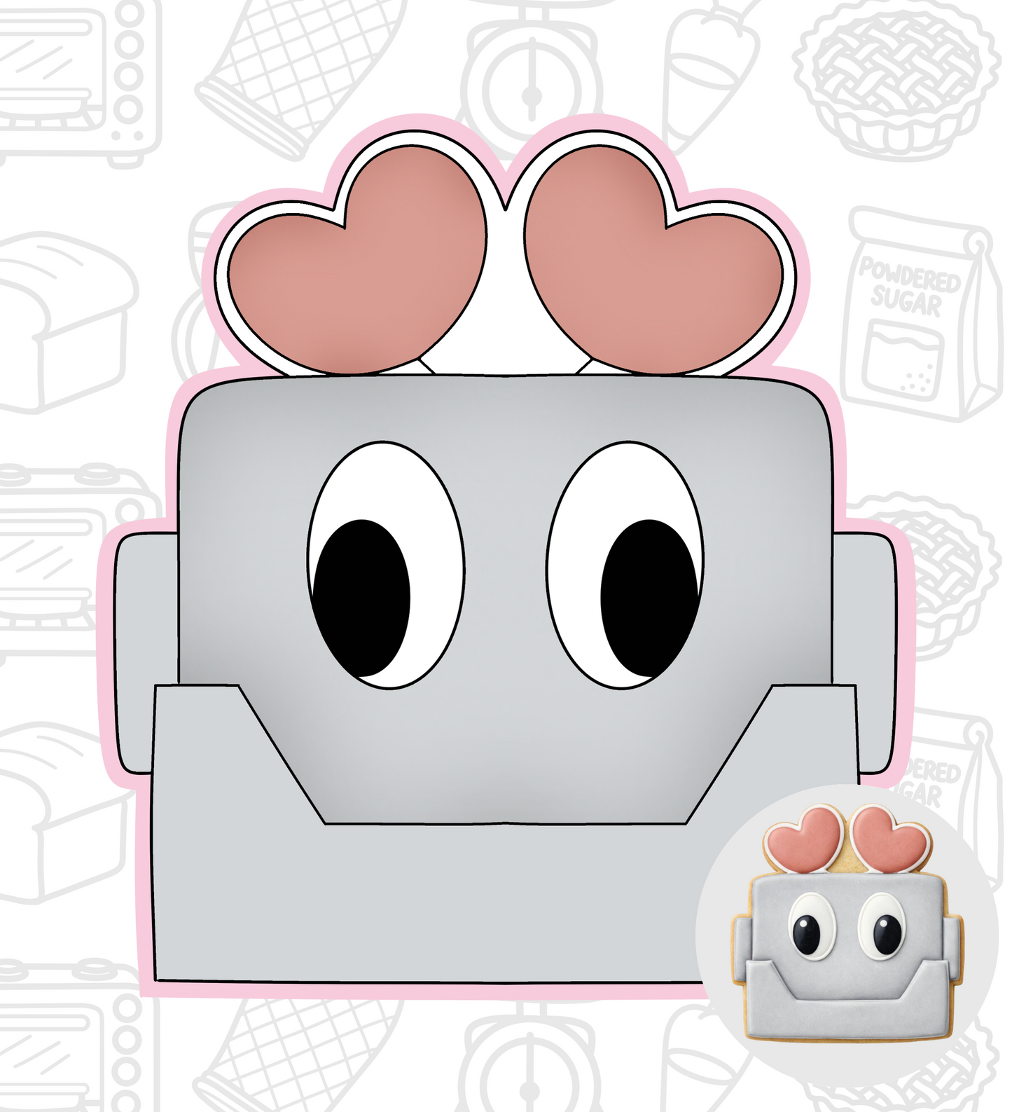 511. Robot (Boy) Cookie Cutter