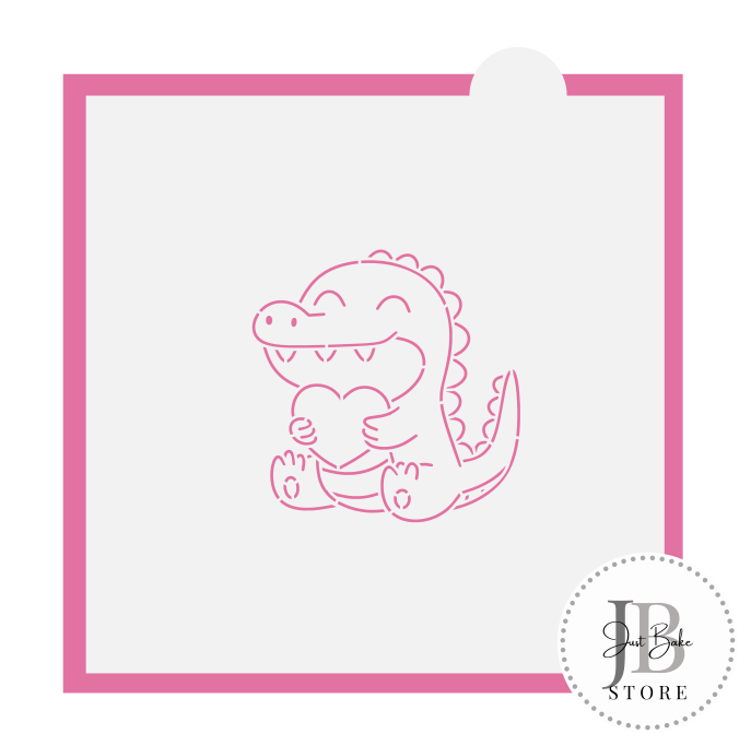 516. Dino Valentine PYO Stencil