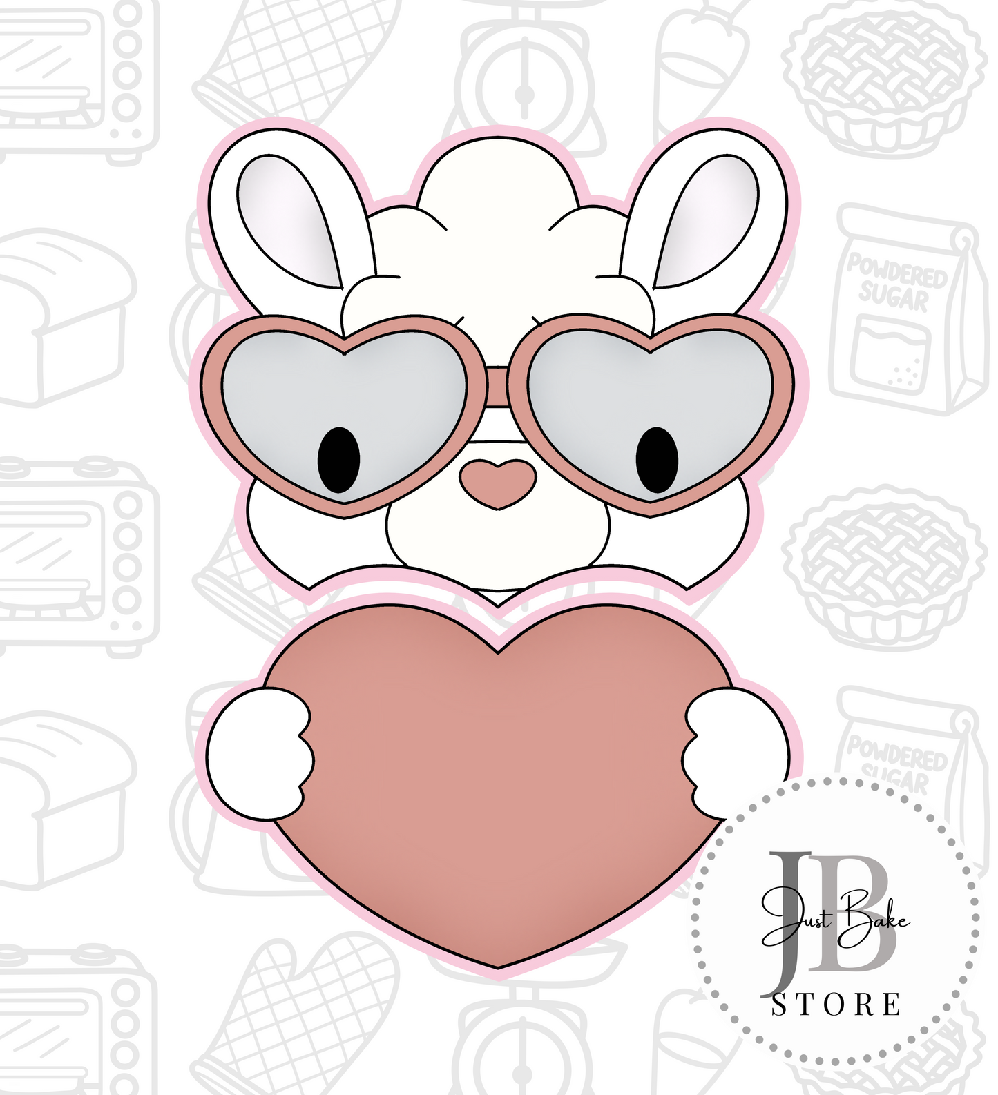 518. Llama Cookie Cutter Set (Set of 2)