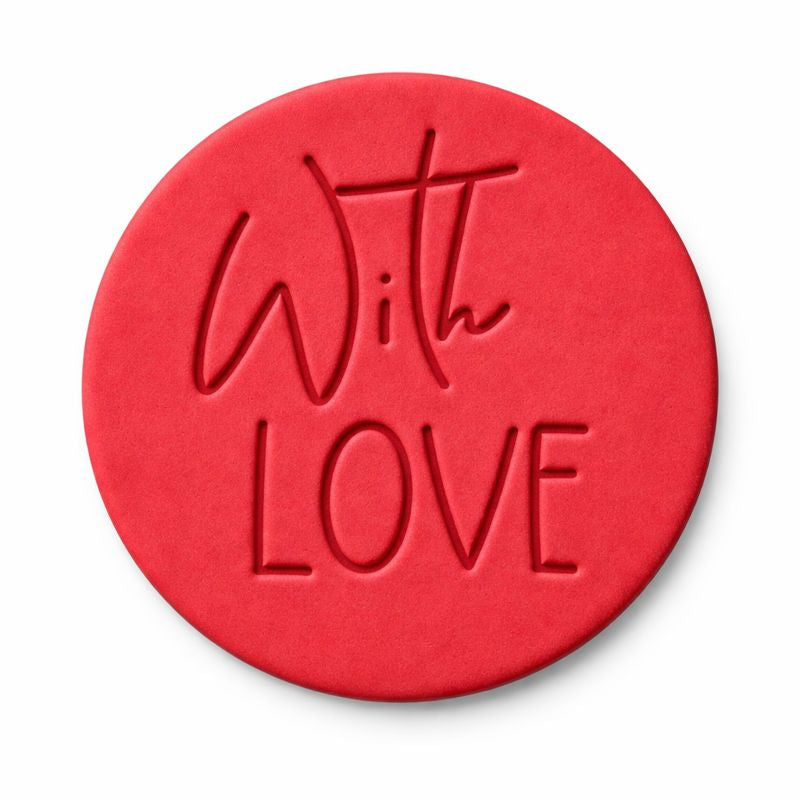 528. With Love Fondant Stamp