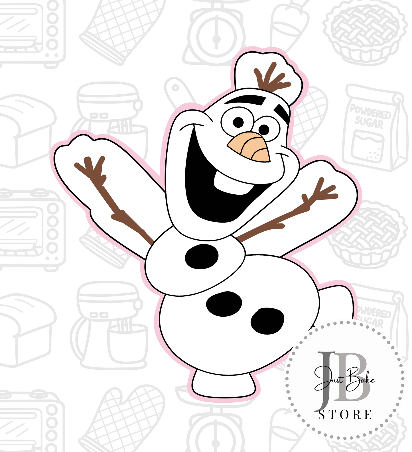 51. Frozen Olaf Cookie Cutter