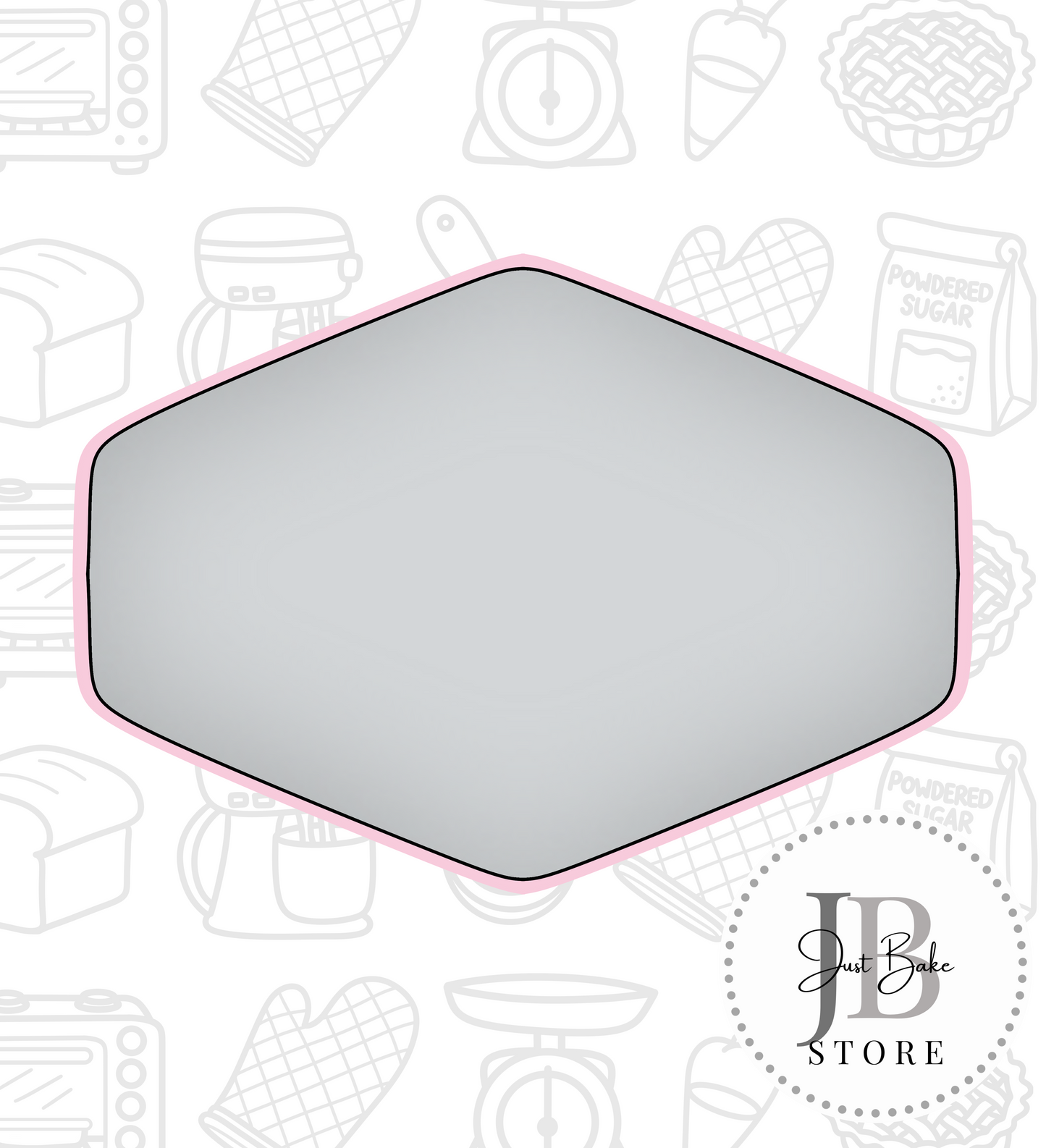 580. Plaque Cookie Cutter