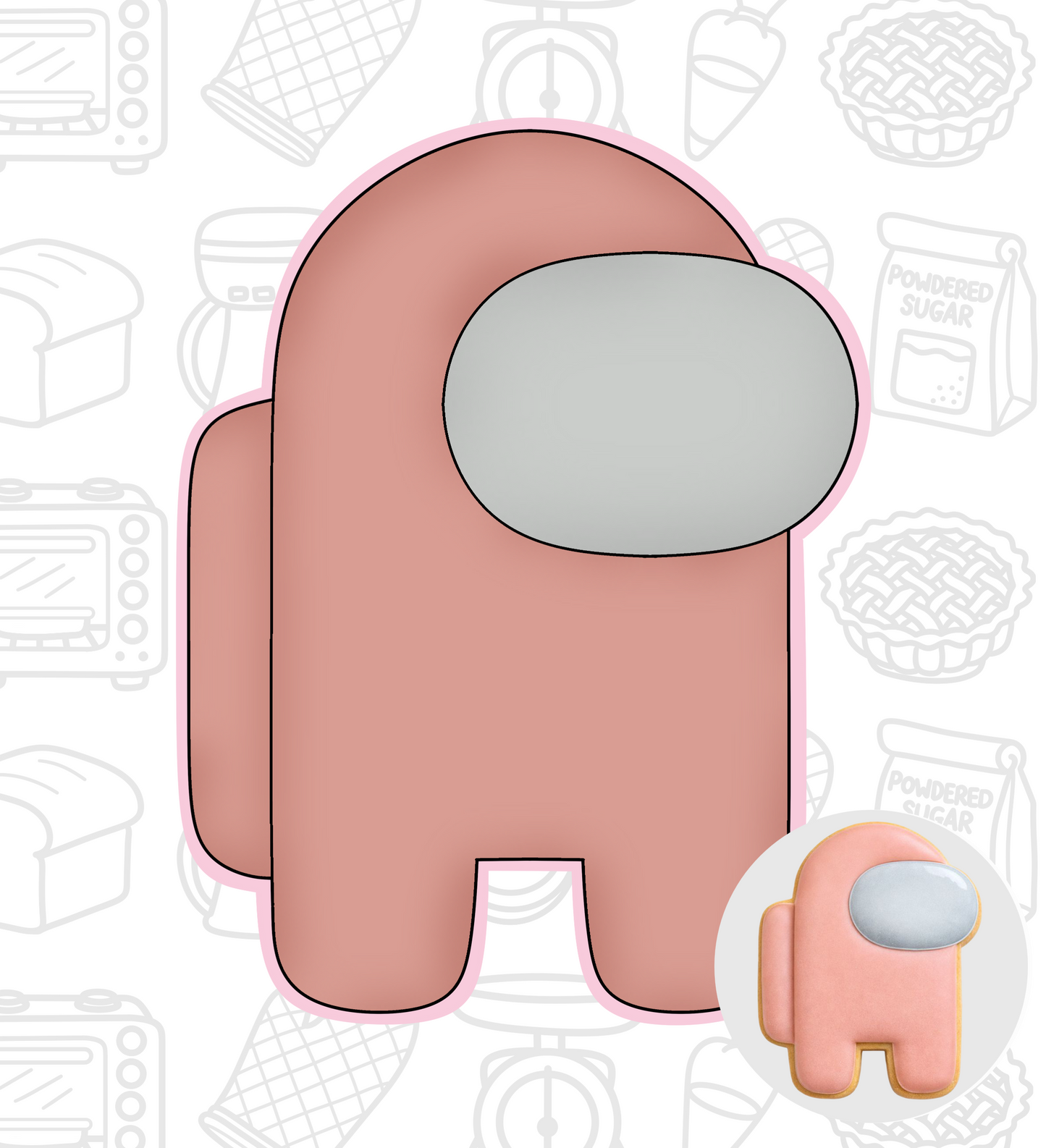 611. Among Us Cookie Cutter