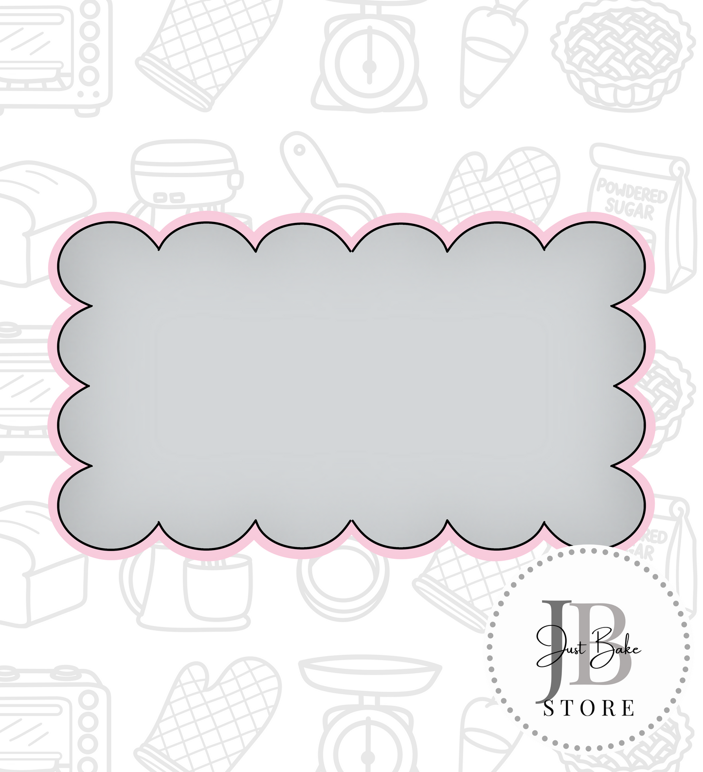 660. Plaque Cookie Cutter