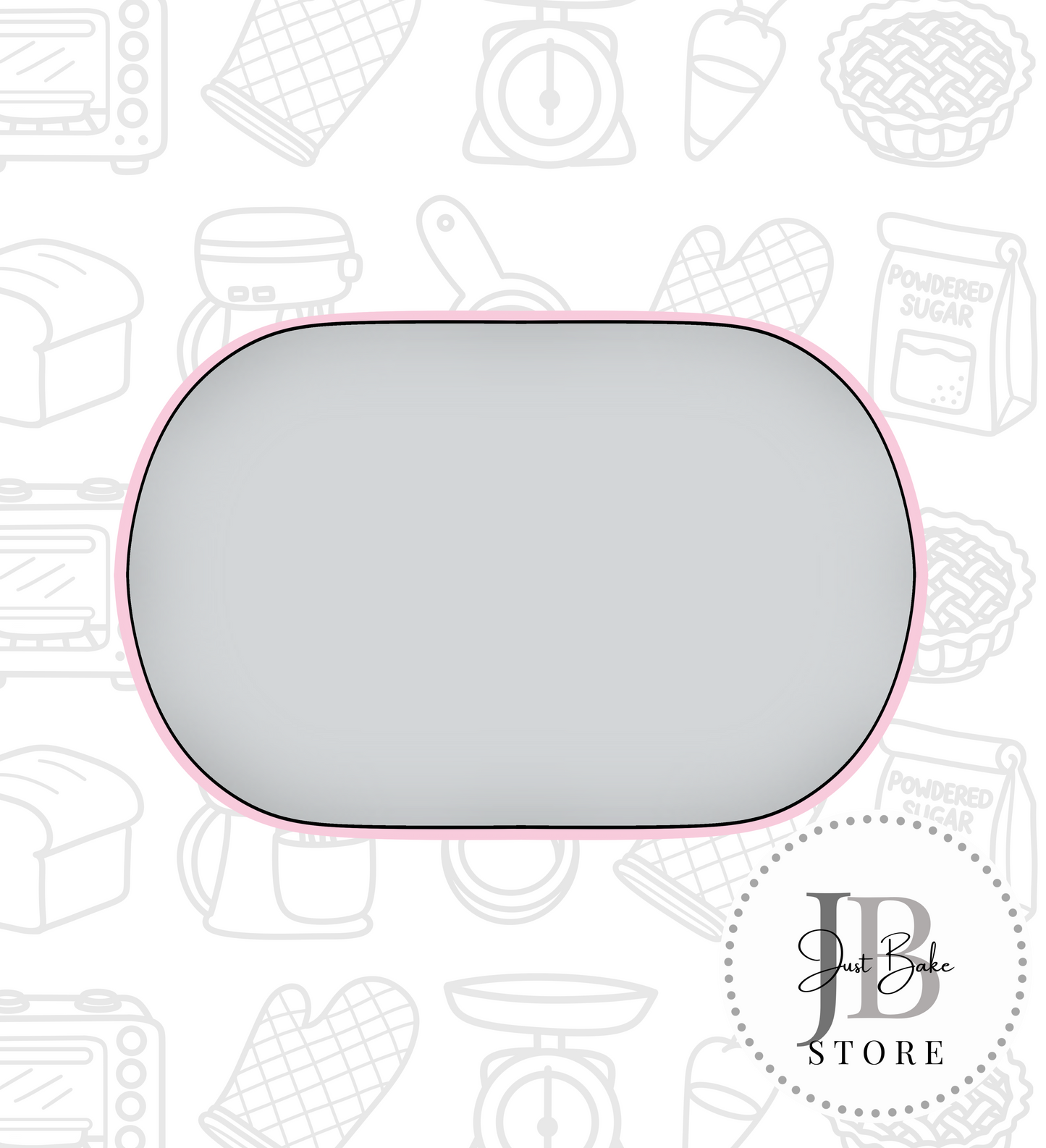 665. Plaque Cookie Cutter