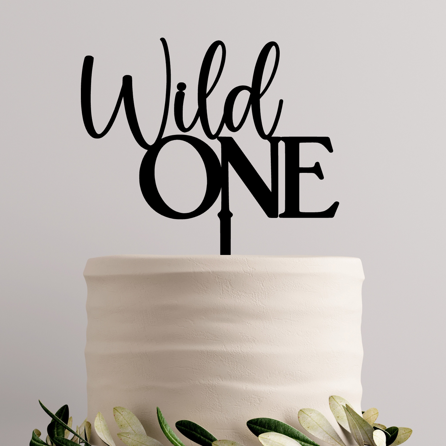 705. Wild One Cake Topper