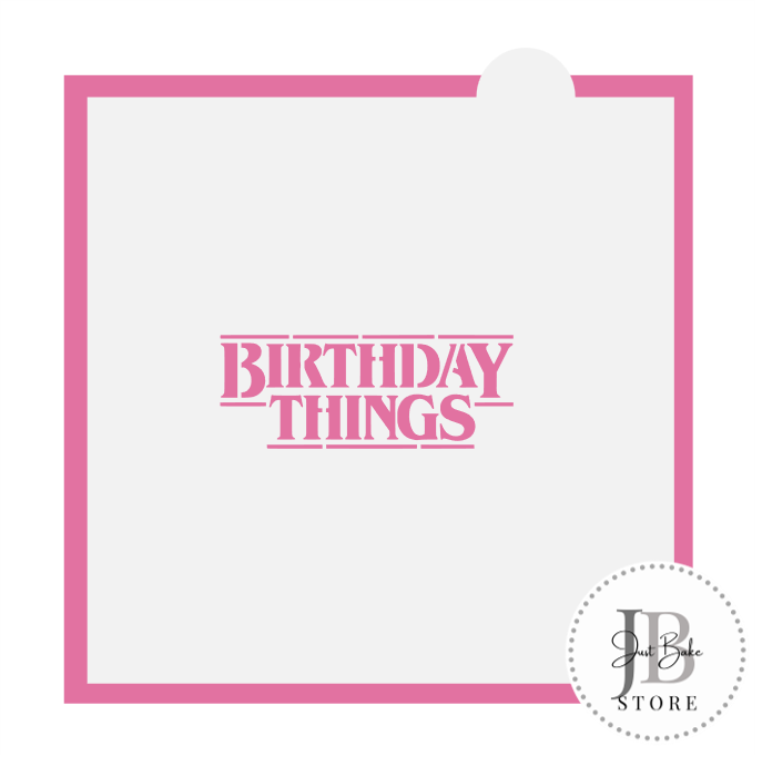 716. Stranger Things Stencil