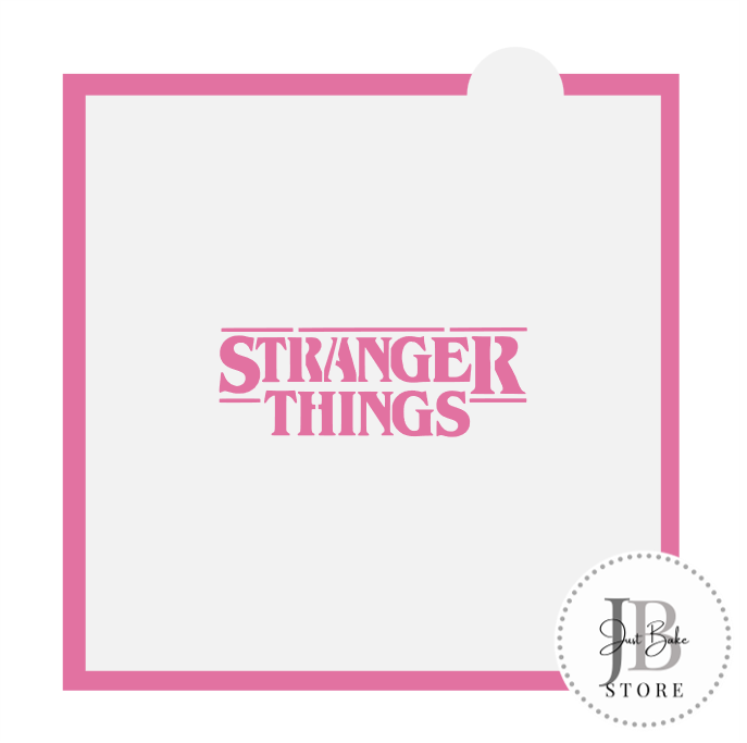 718. Stranger Things Stencil