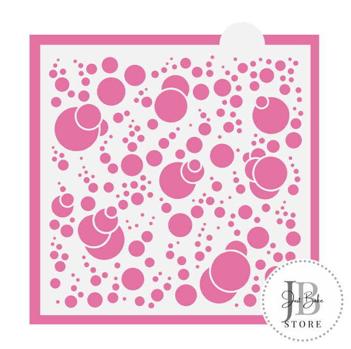 793. Bubbles Pattern Cookie Stencil