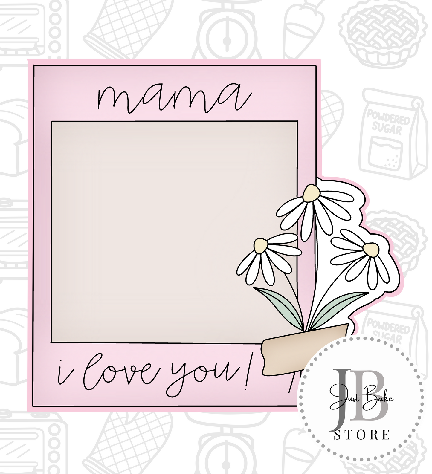 871. Daisy Polaroid Cookie Cutter