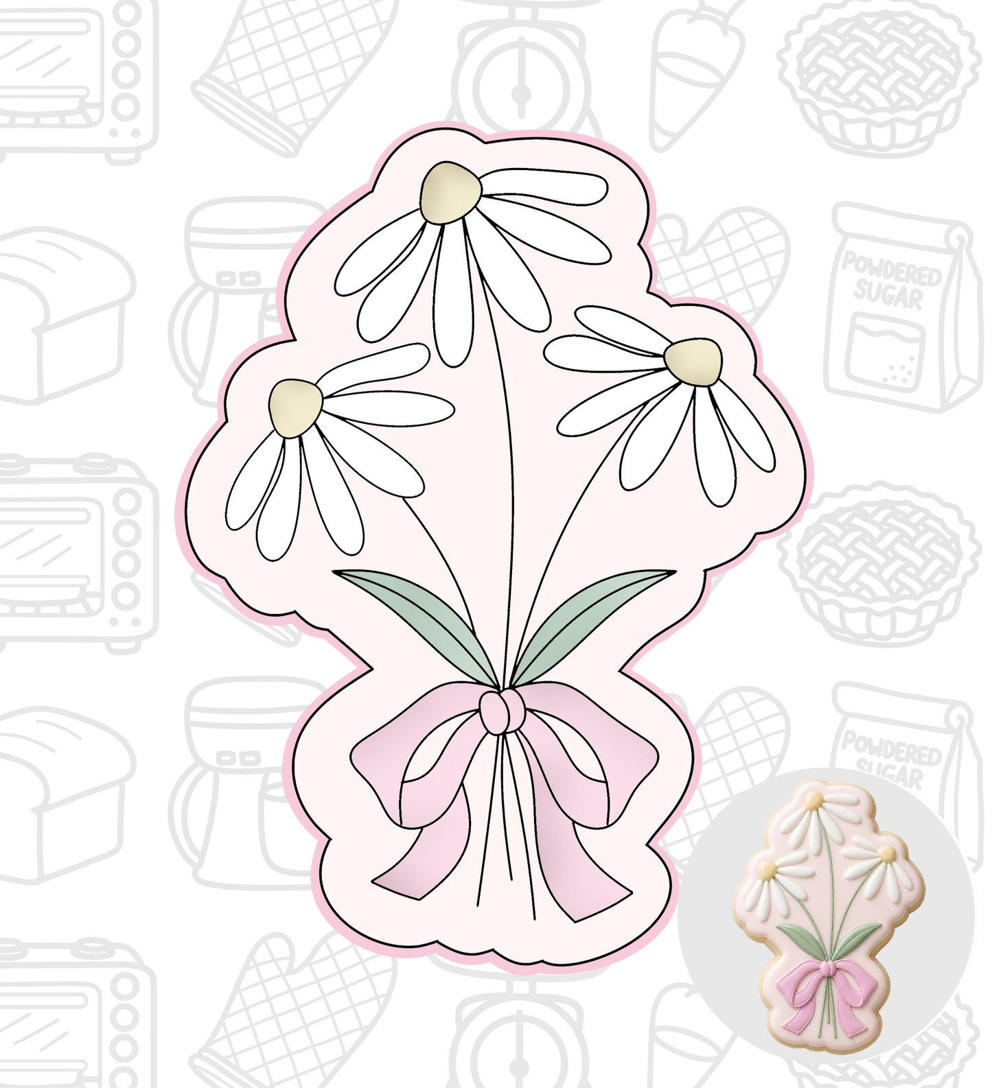 901. Daisy Cookie Cutter