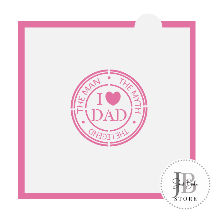 923. Dad Cookie Stencil