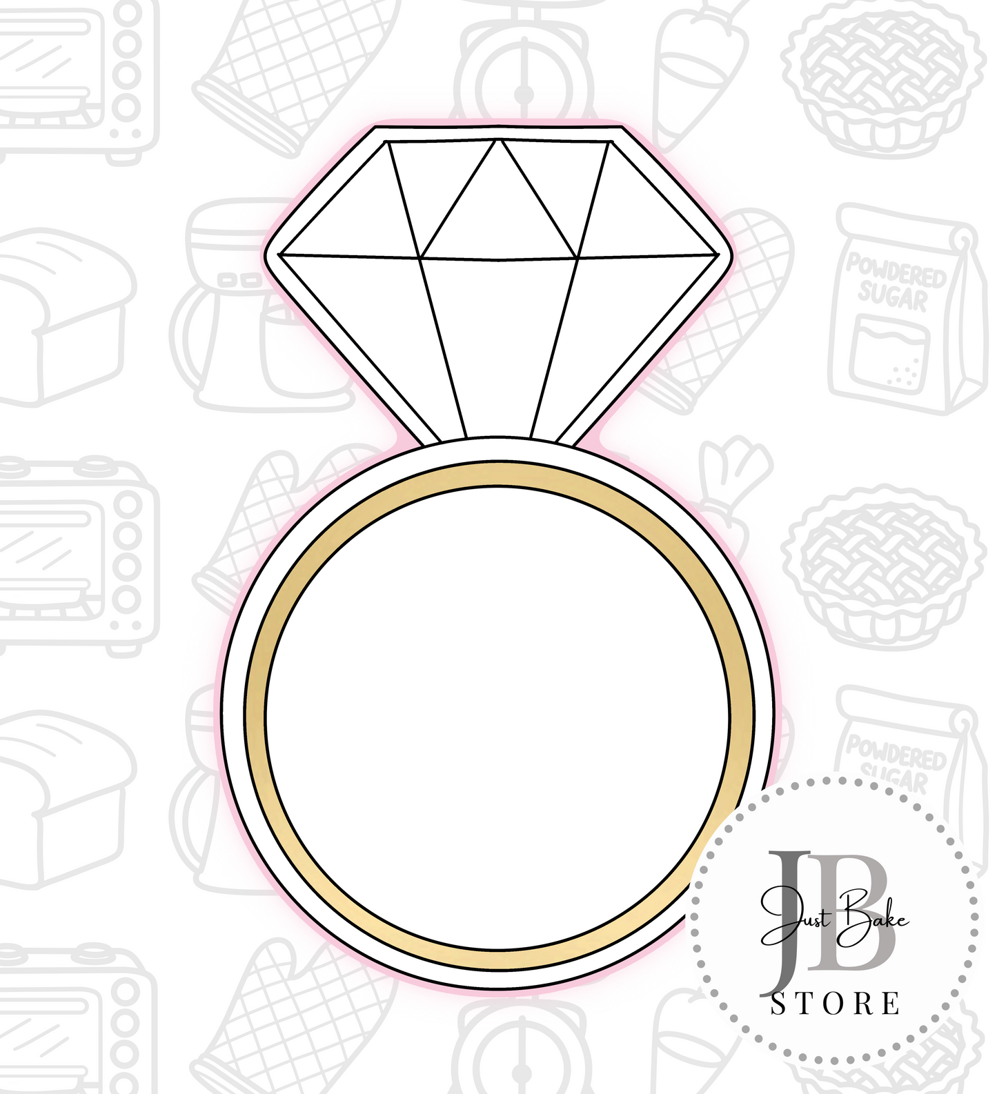 93. Wedding Ring Cookie Cutter