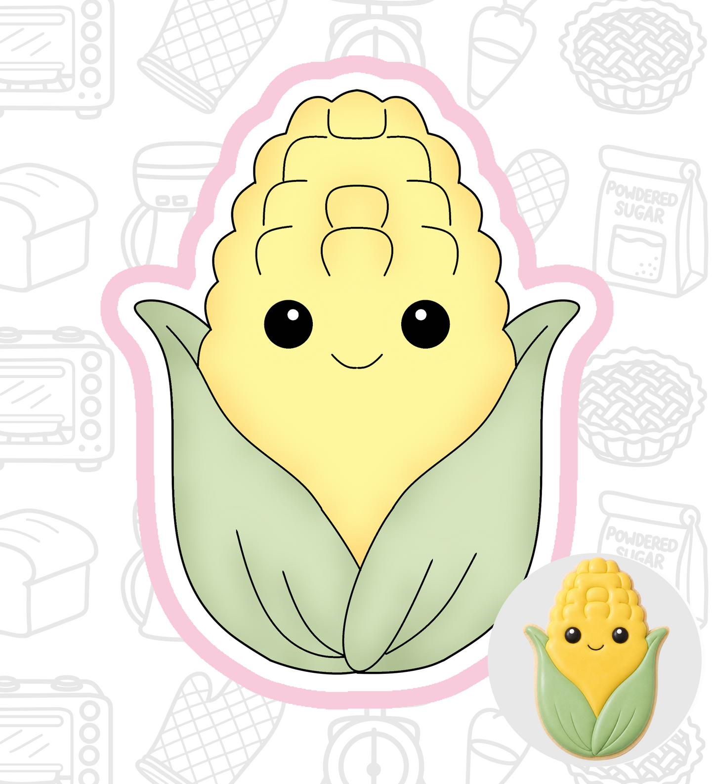 967. Corn Cookie Cutter