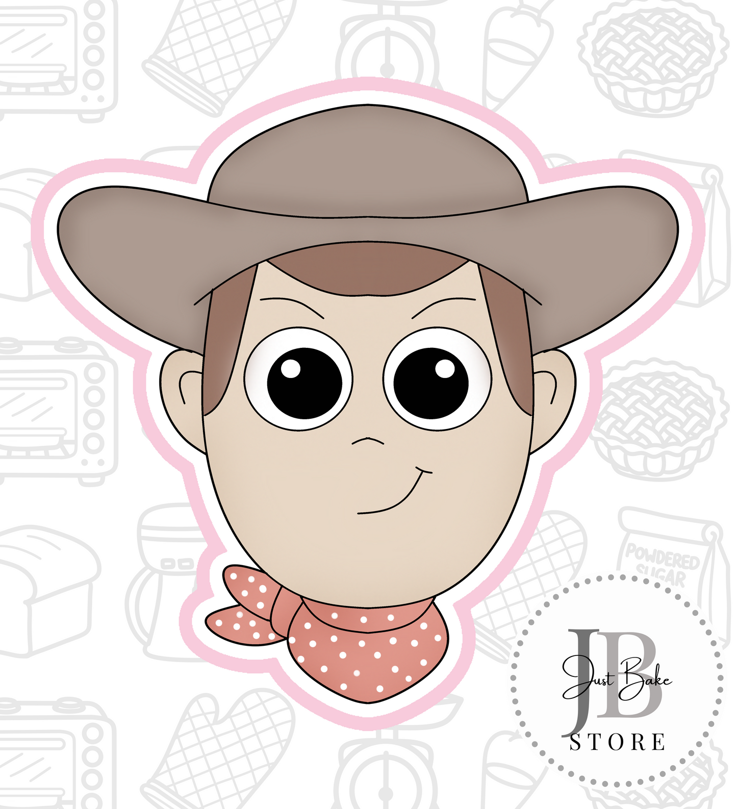 986. Toy Story (WOODY) Cookie Cutter