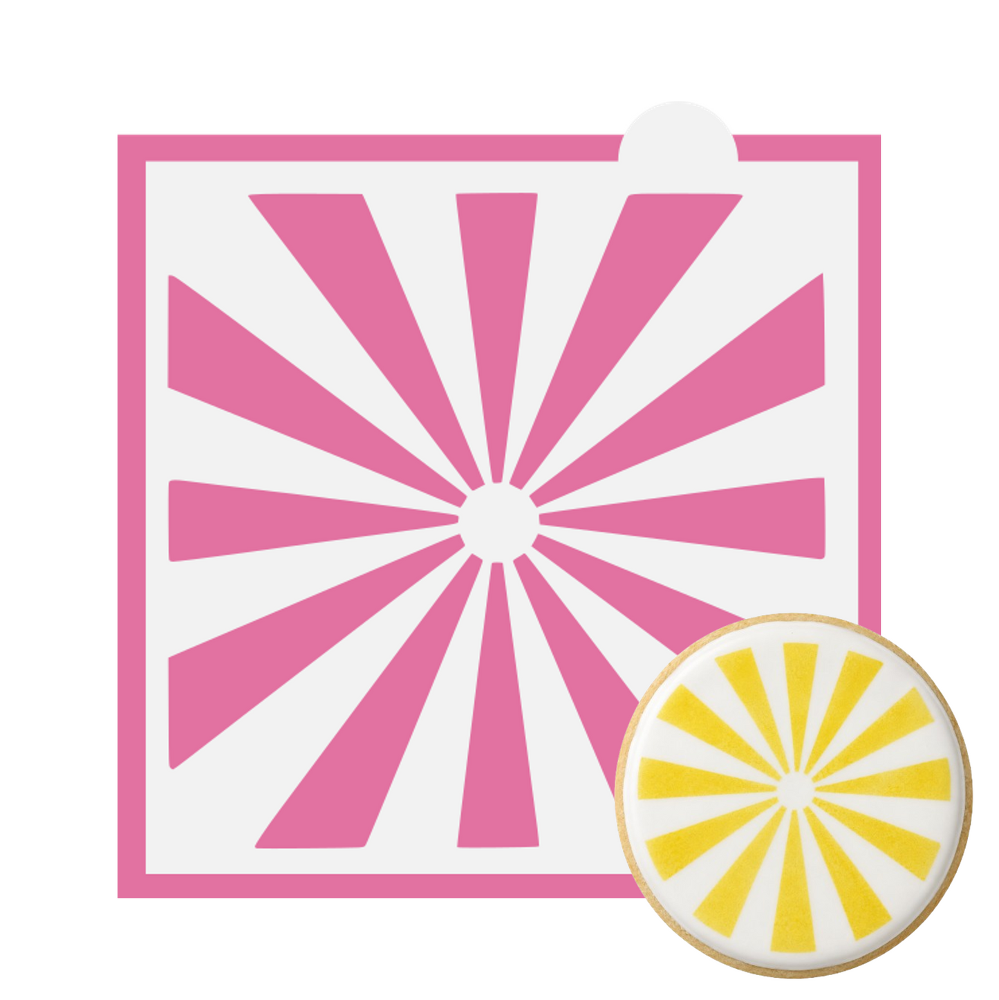 994. Sunburst Cookie Stencil
