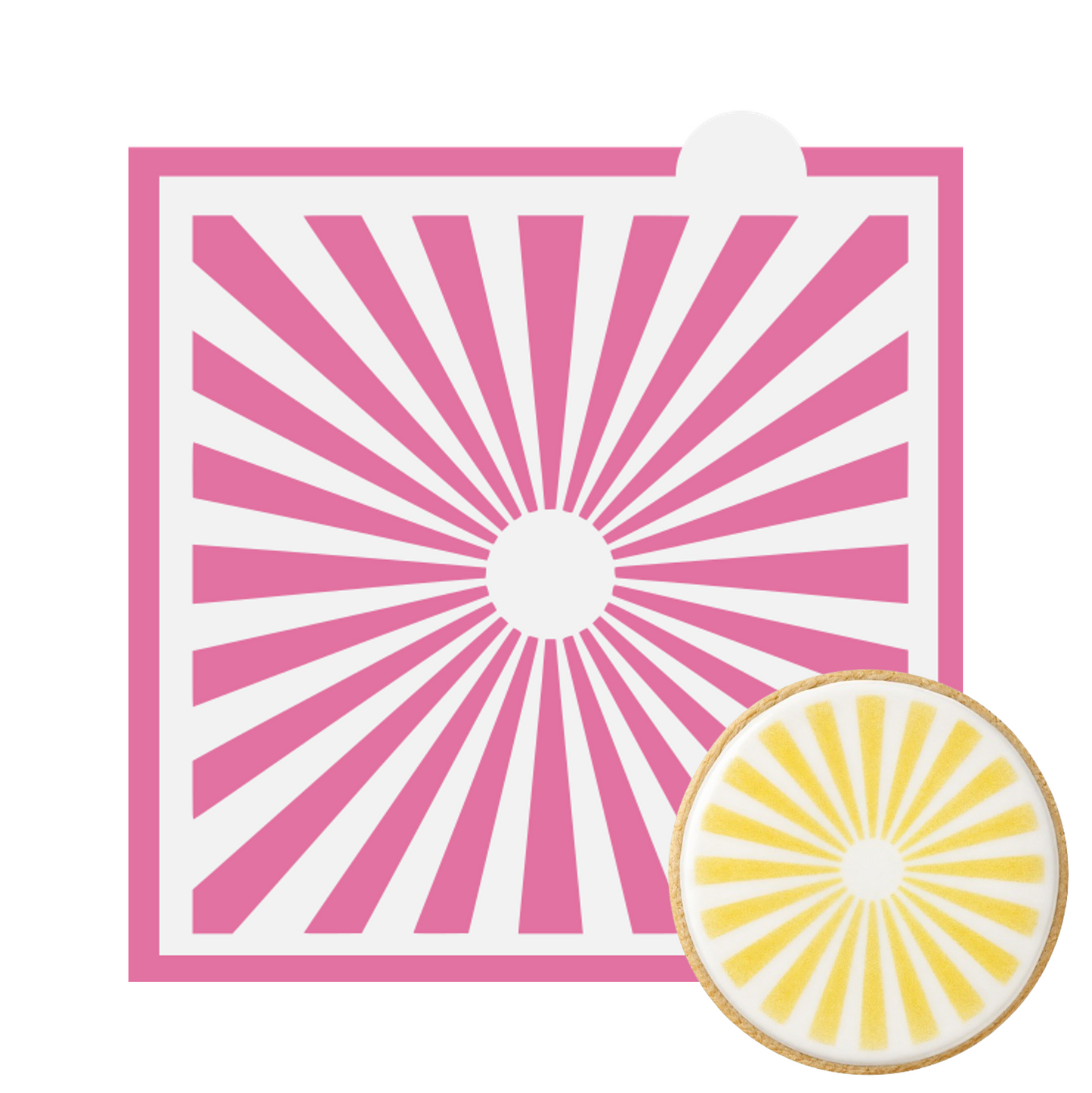 995. Sunburst Cookie Stencil