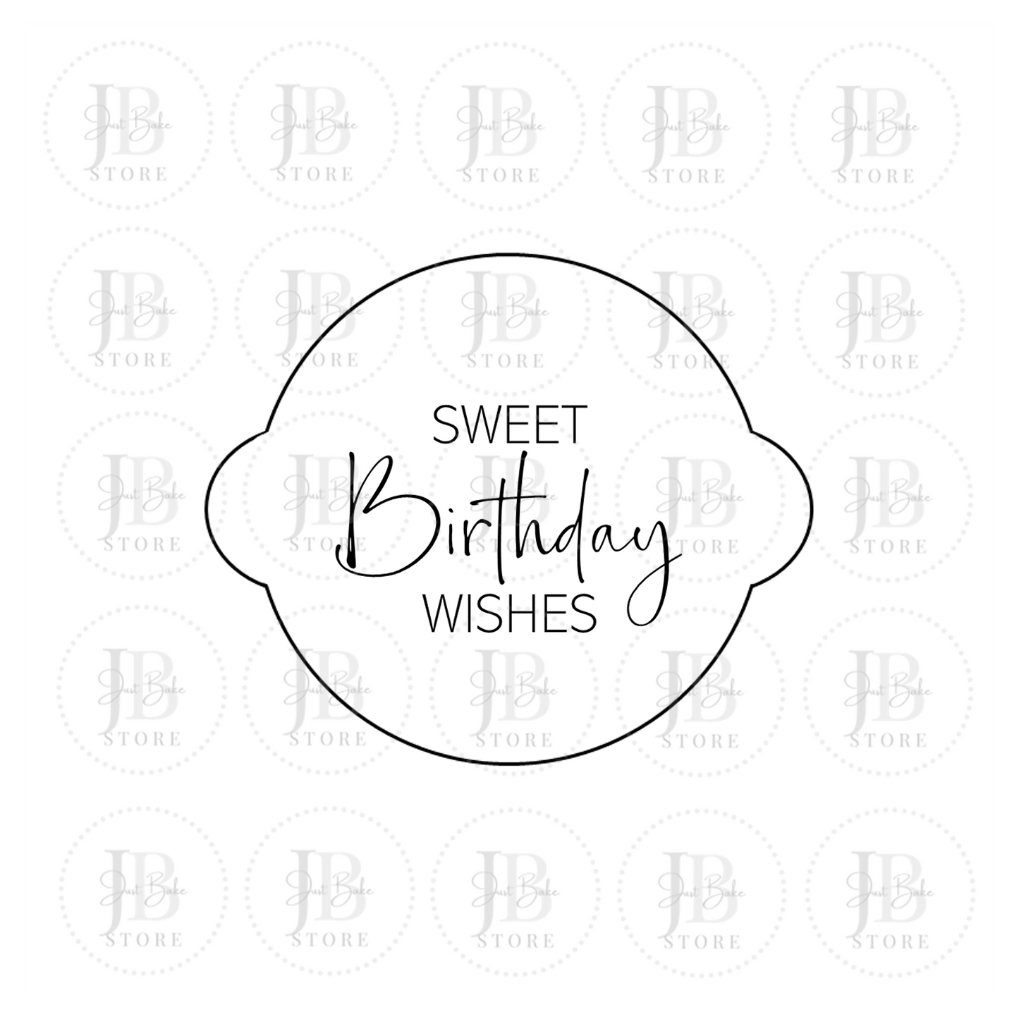 A0004 - Sweet Birthday Wishes Stamp