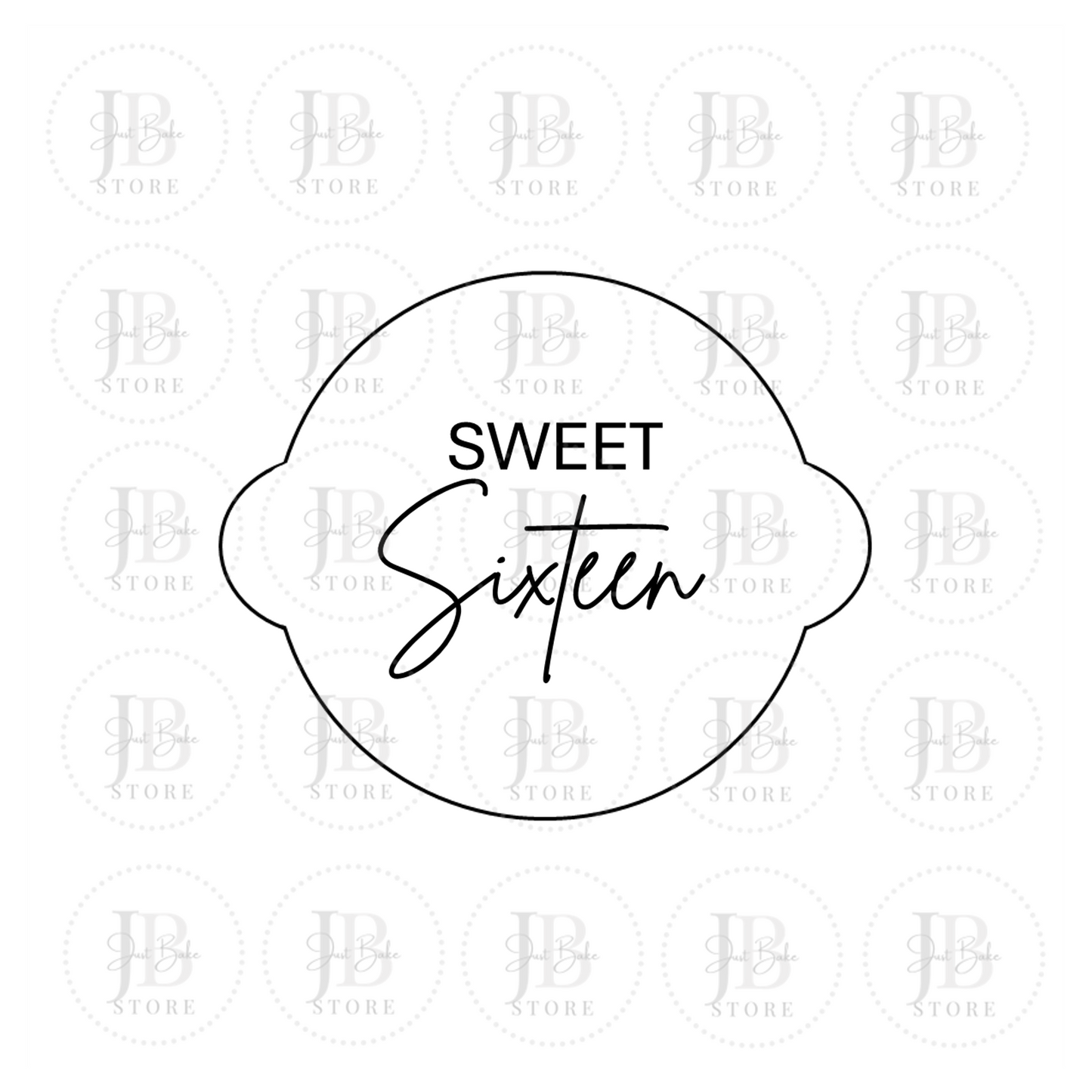 A0006 - Sweet Sixteen Stamp