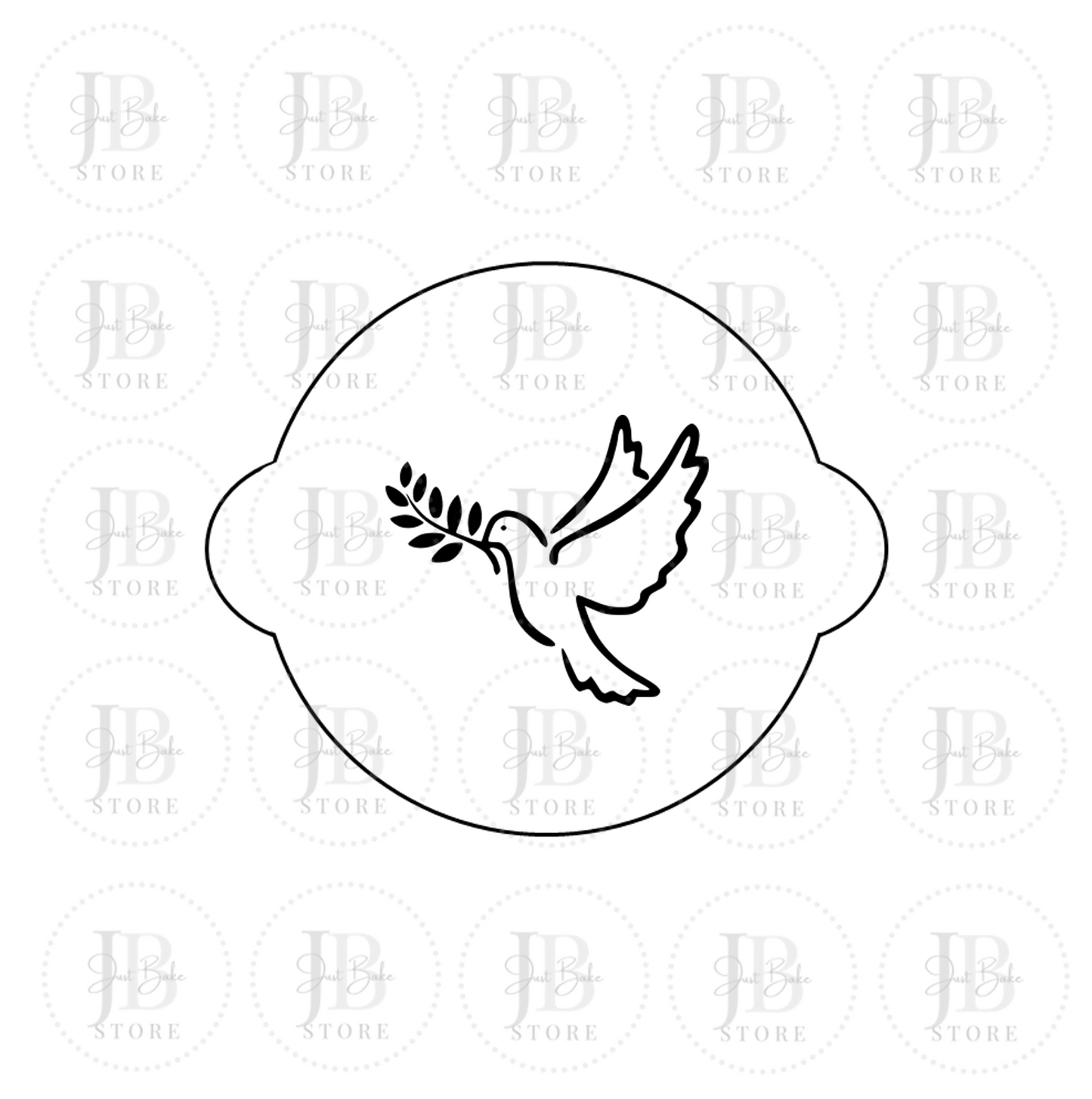 00201 - Dove Fondant Stamp